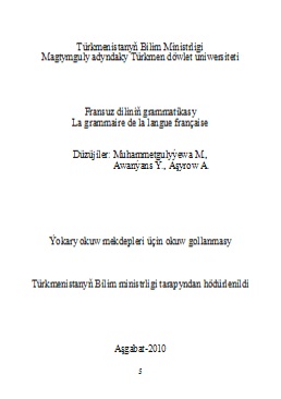 Fransuz diliniň grammatikasy